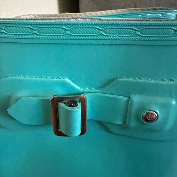 Hunter rain boots 🌧️turquoise UK 3 US 5 - Picture 9 of 11